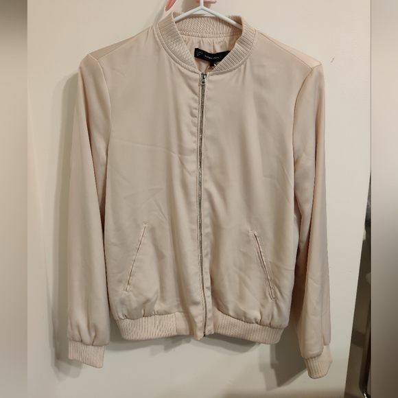 Zara Peach Bomber Jacket - Picture 2 of 3